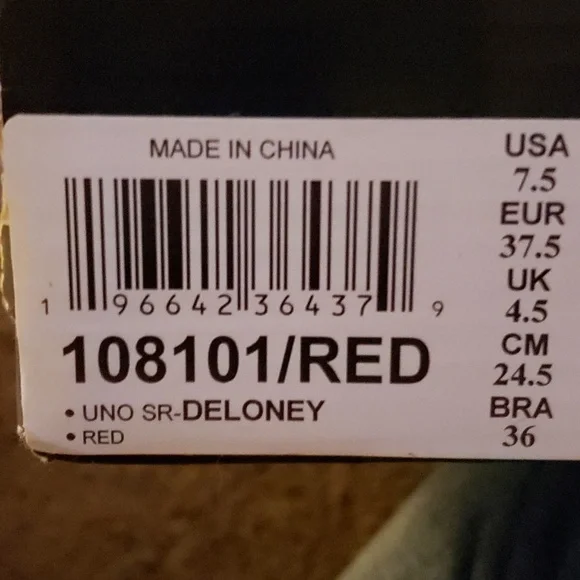 Rare sketcher's safety shoes all red - Picture 4 of 4